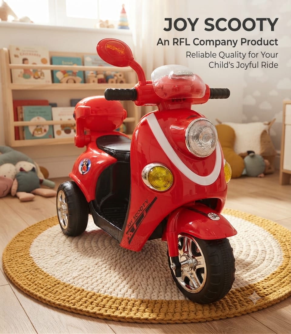 JOY SCOOTY - Kids Electric/Ride-On Scooter (An RFL Company Product)